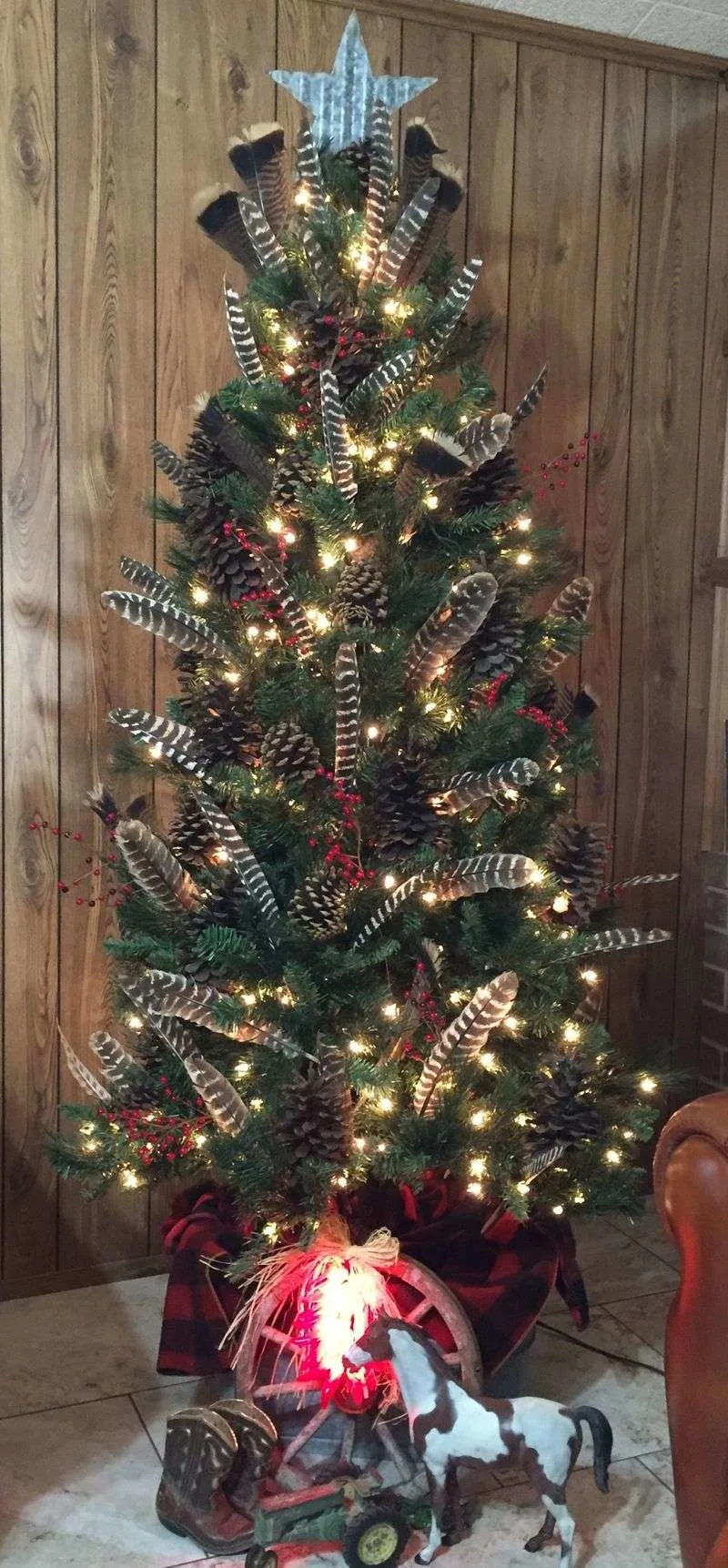 Feather Tree Decorations