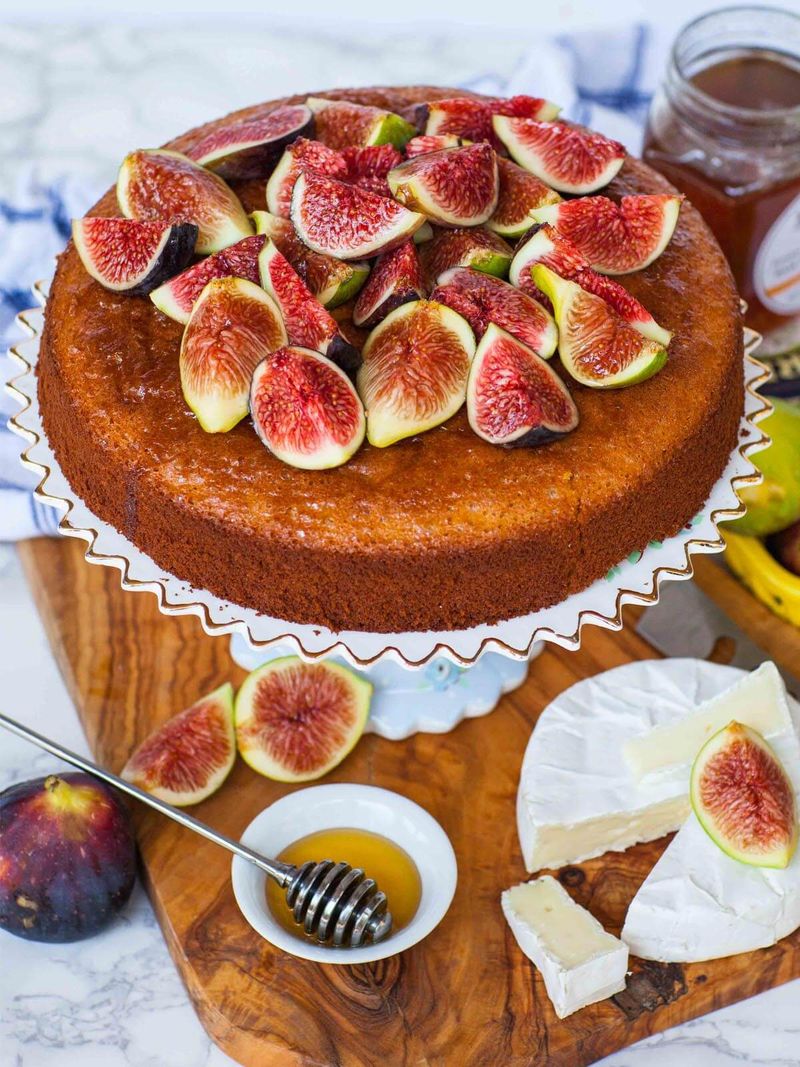 Fig and Honey Drizzle Cake