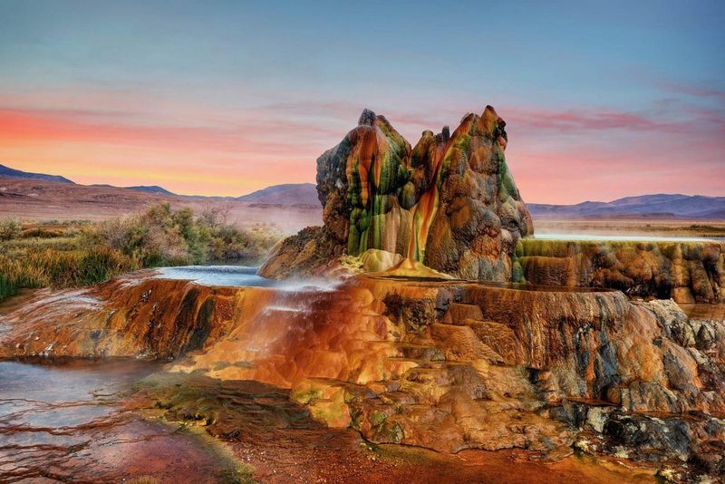 Fly Geyser, Nevada