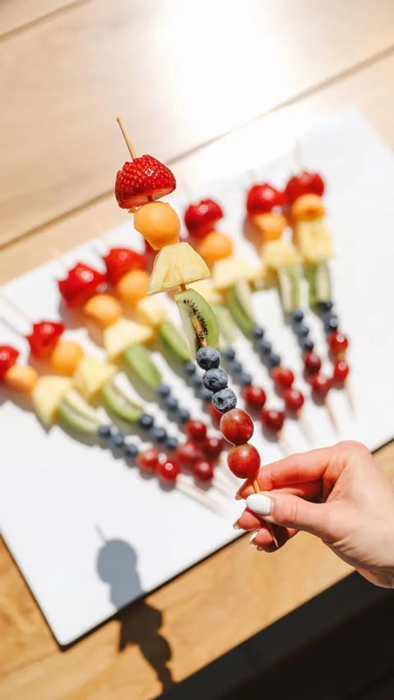 Fruit and Cheese Skewers