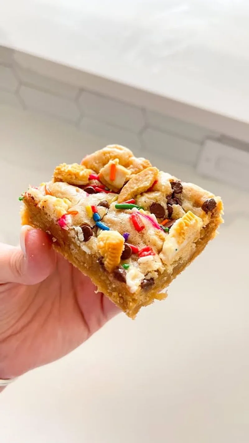 Funfetti Cookie Bars