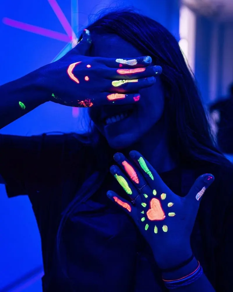 Futuristic Neon Glow Party