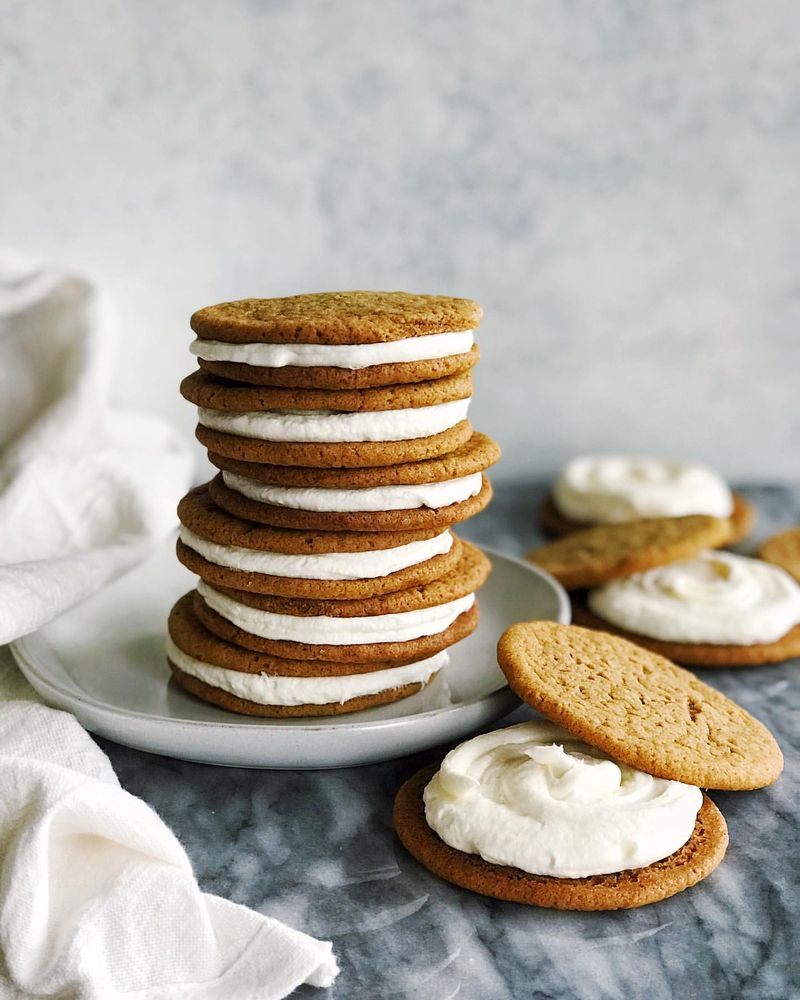 Ginger Lemon Sandwich Cookies