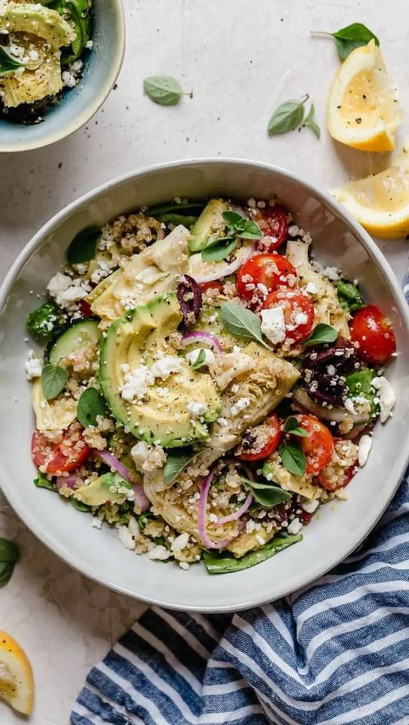 Greek Salad with Quinoa