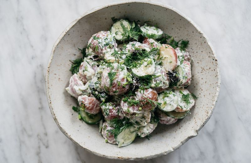 Greek Tzatziki Potato Salad