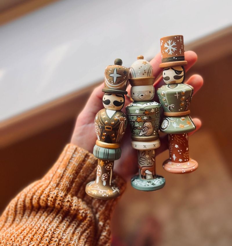 Handcrafted Wooden Nutcrackers