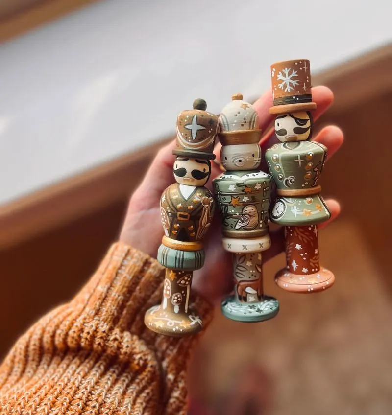 Handcrafted Wooden Nutcrackers