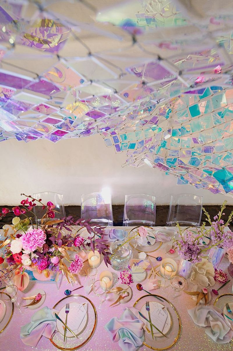 Iridescent Table Settings