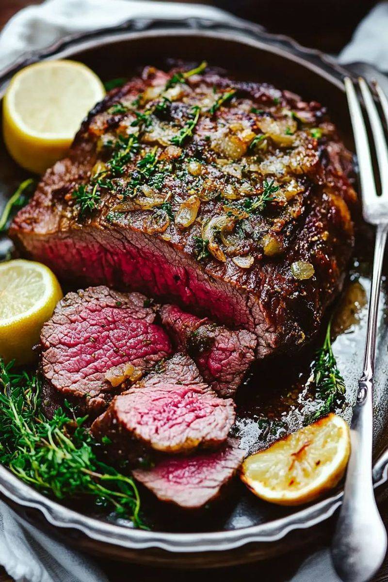 Italian Herb and Parmesan Roast Beef