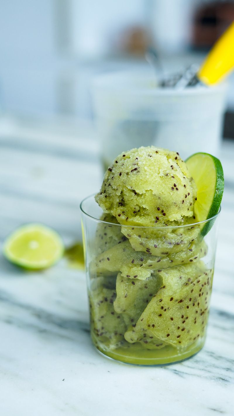 Kiwi Lime Sorbet