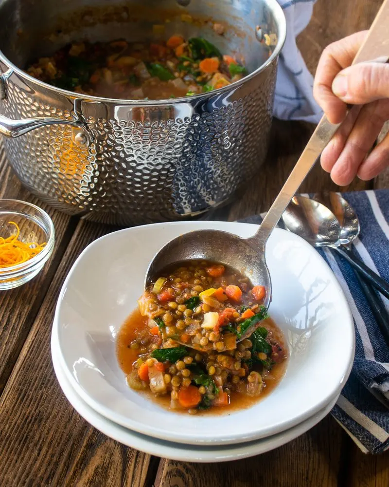 Lentil Soup with Veggies