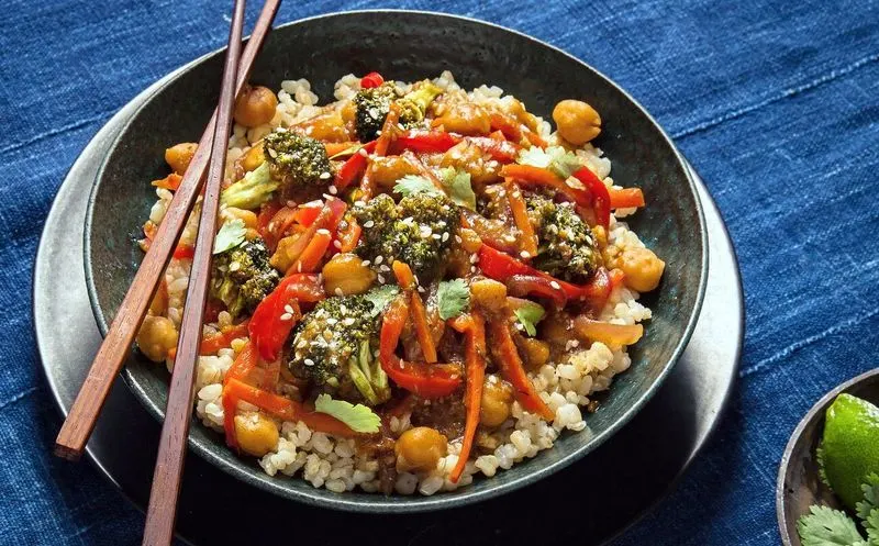 Lentil and Vegetable Stir-Fry