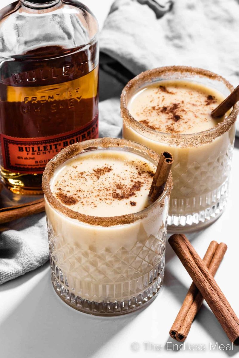 Maple Bourbon Eggnog