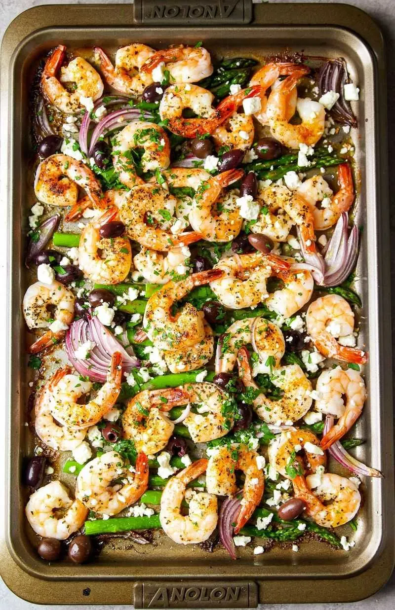 Mediterranean Shrimp and Orzo