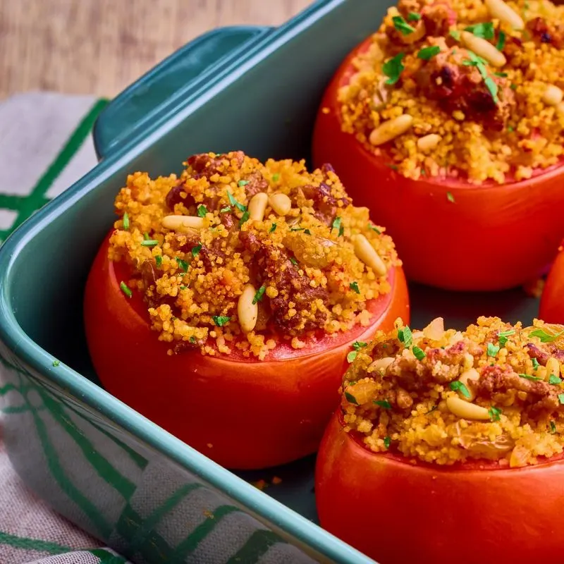 Mediterranean Stuffed Tomatoes