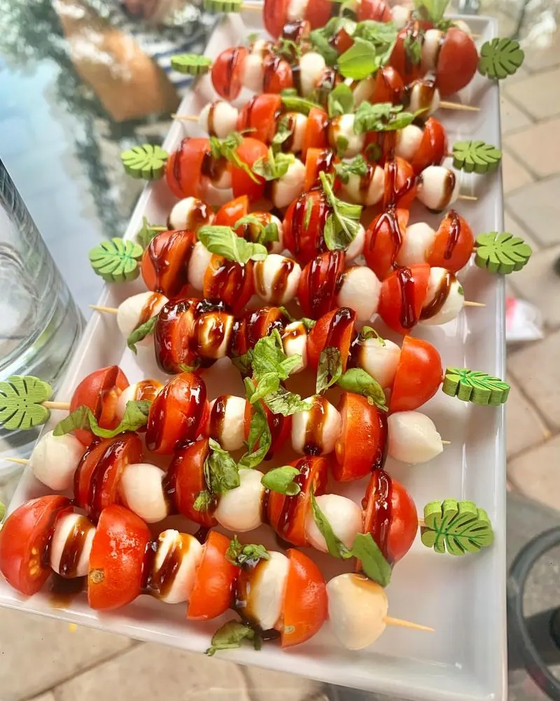 Mini Caprese Skewers