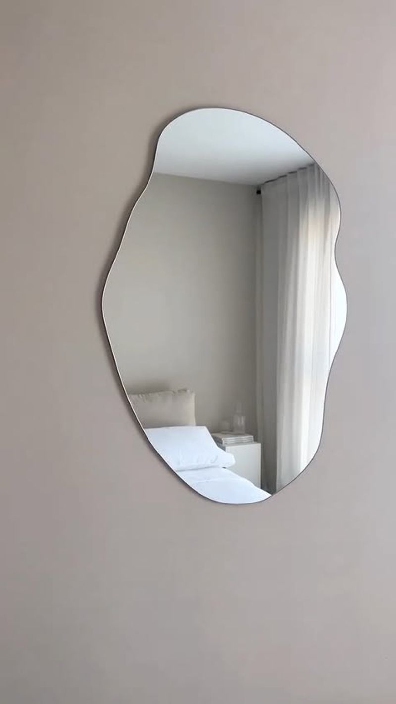 Minimalist Frameless Mirror