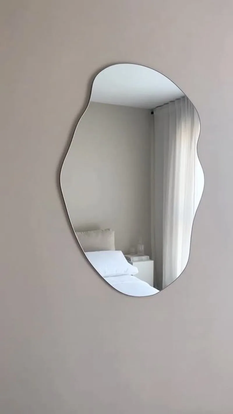 Minimalist Frameless Mirror