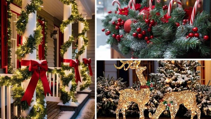 The 15 Most Stunning Outdoor Christmas Decorations You Need This Year