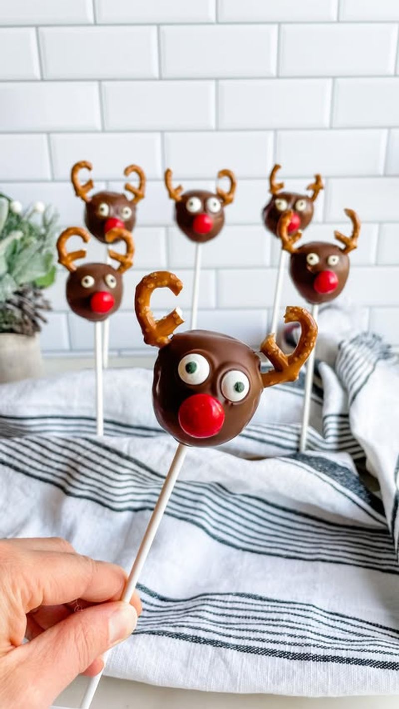 Nutella Reindeer Pops