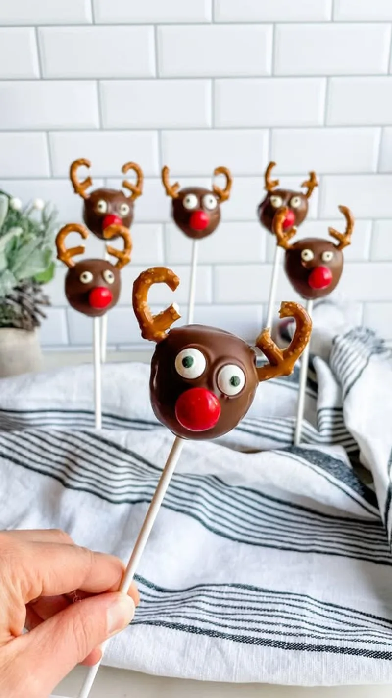 Nutella Reindeer Pops