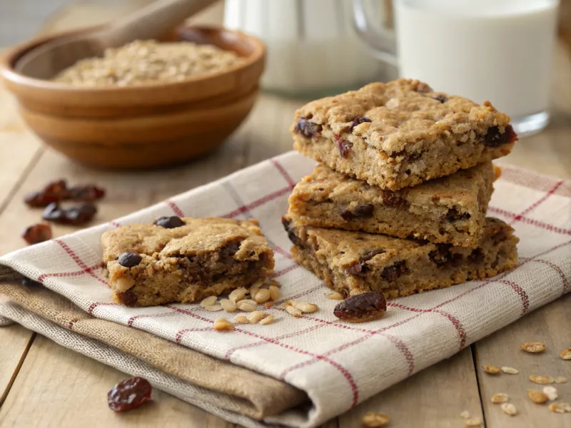 Oatmeal Raisin Cookie Bars