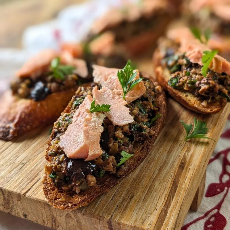 Olive Tapenade Crostini