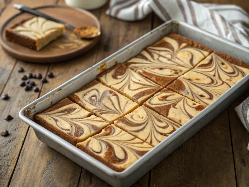 Peanut Butter Swirl Bars