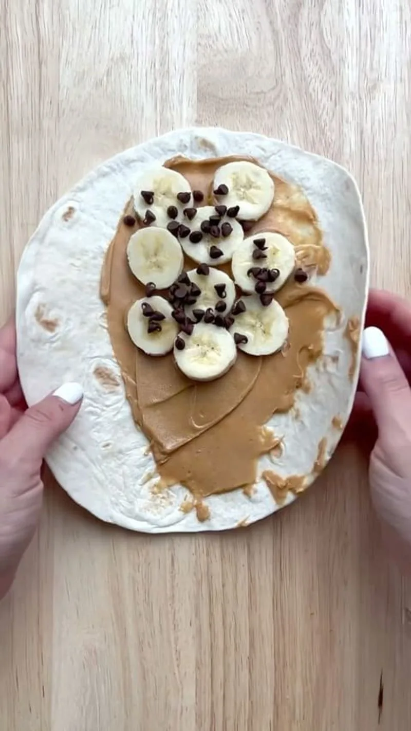 Peanut Butter and Banana Wrap