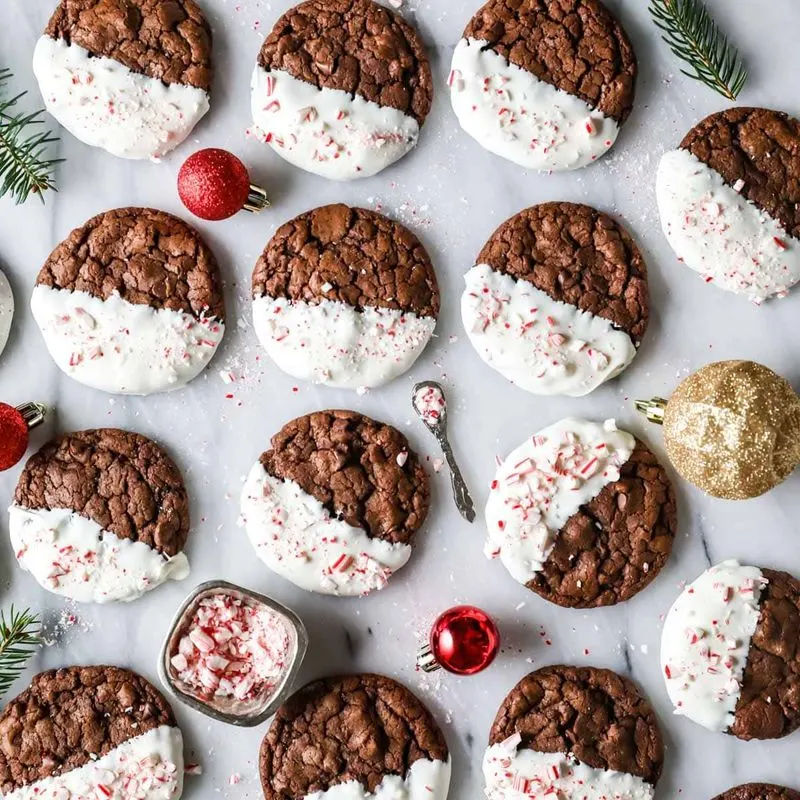 Peppermint Bark Cookies