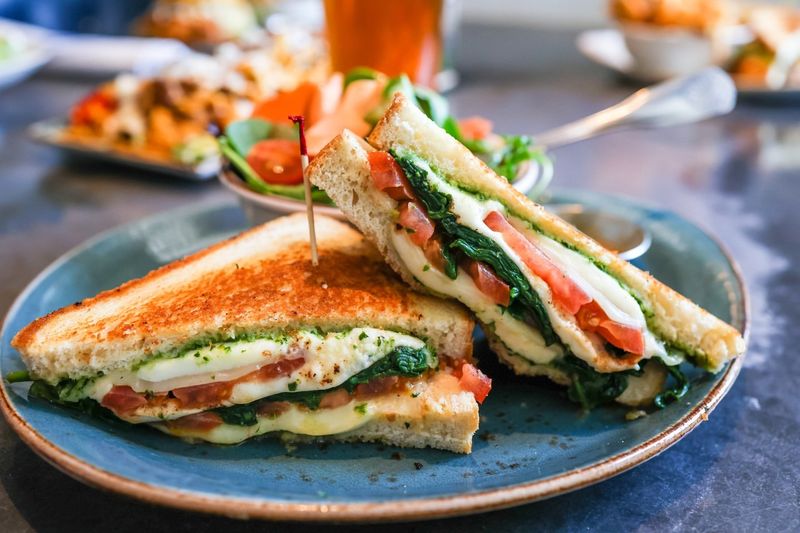 Pesto Grilled Cheese