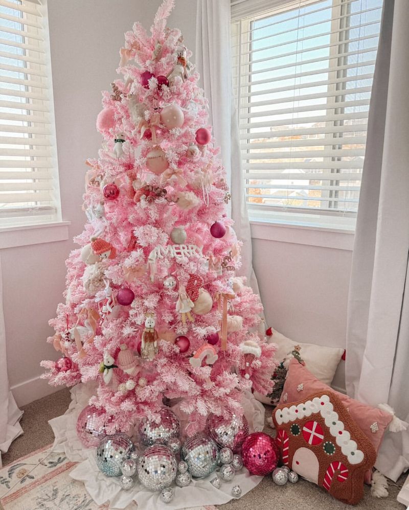 Pink Christmas Trees