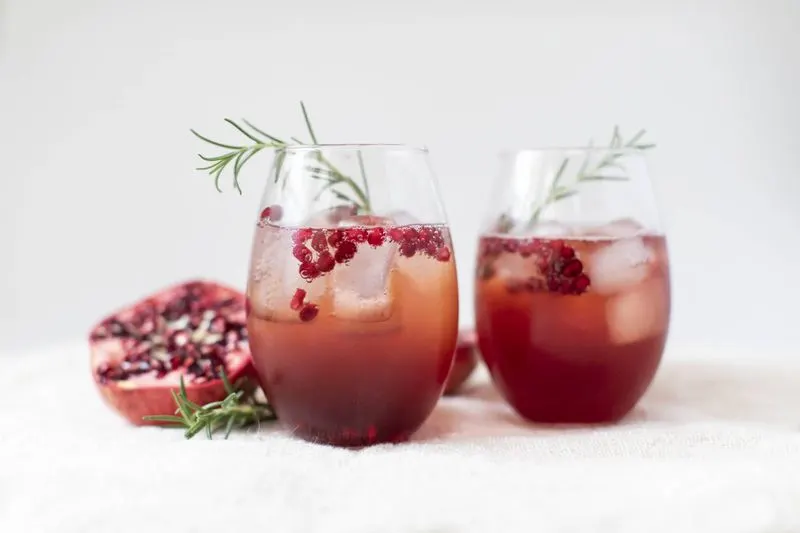 Pomegranate and Prosecco Pops