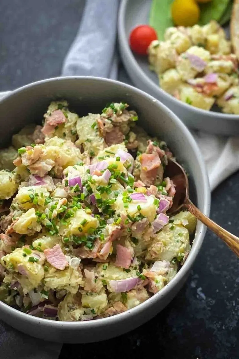 Potato Salad with Bacon and Chives