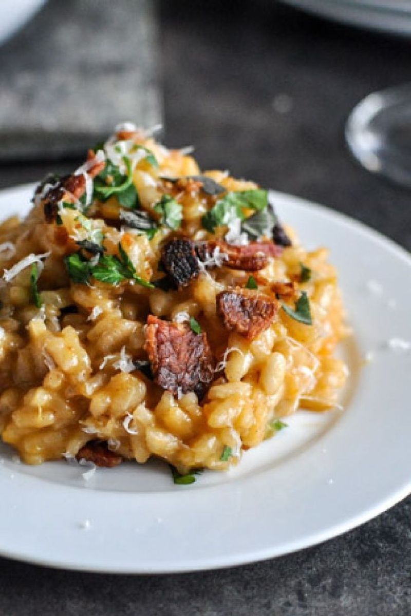 Potato and Mushroom Risotto