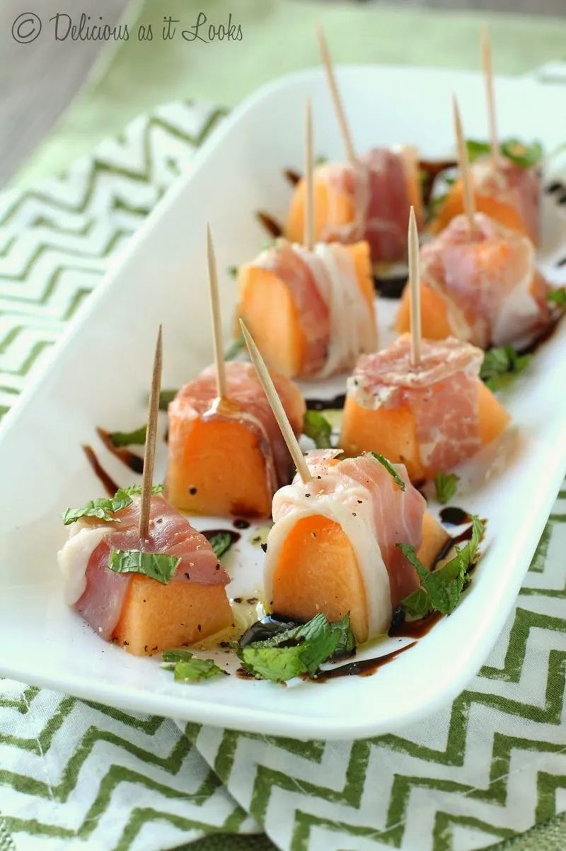 Prosciutto-Wrapped Melon