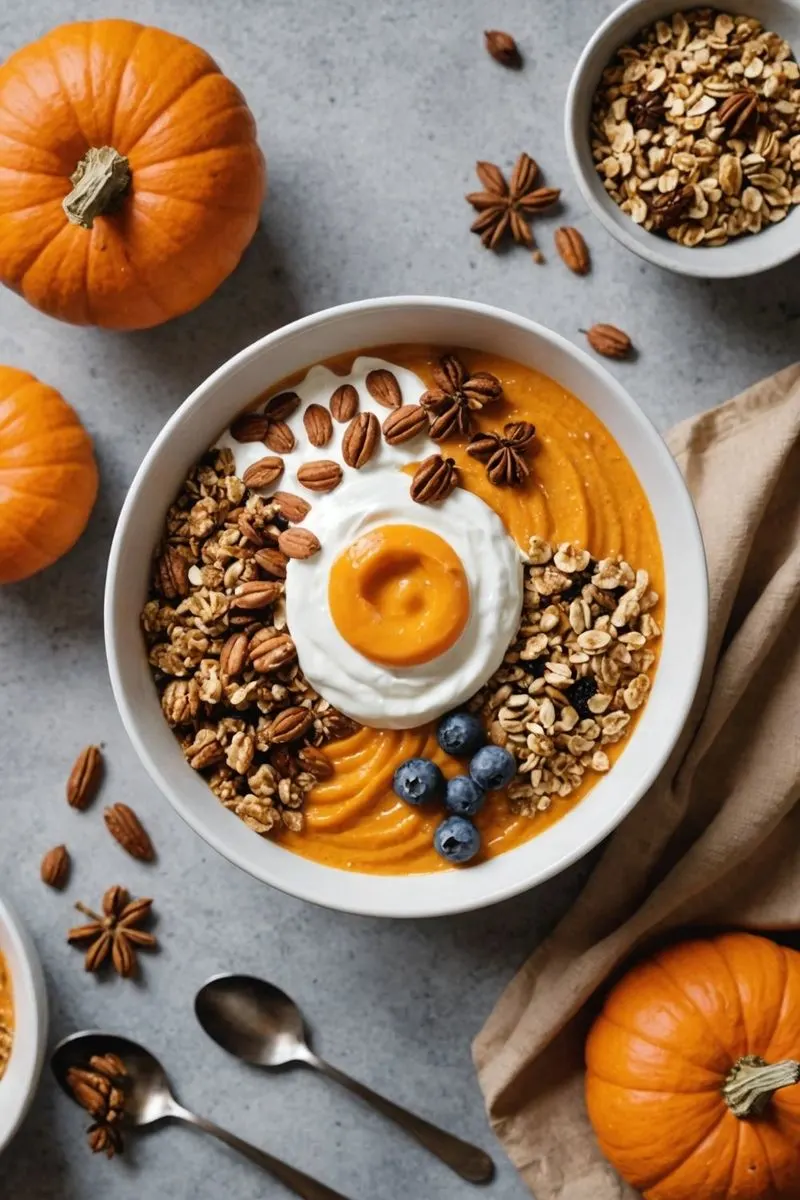 Pumpkin Spice Yogurt Bowl