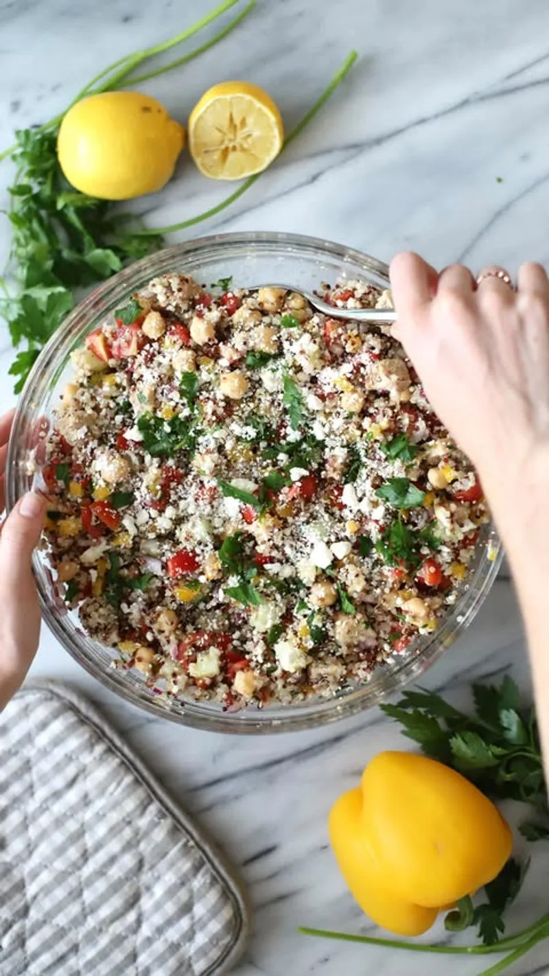 Quinoa Salad with Lemon Vinaigrette