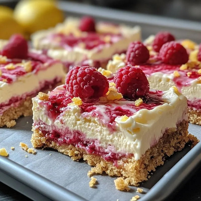 Raspberry Cheesecake Bars