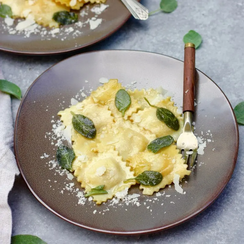 Ravioli with Sage Butter