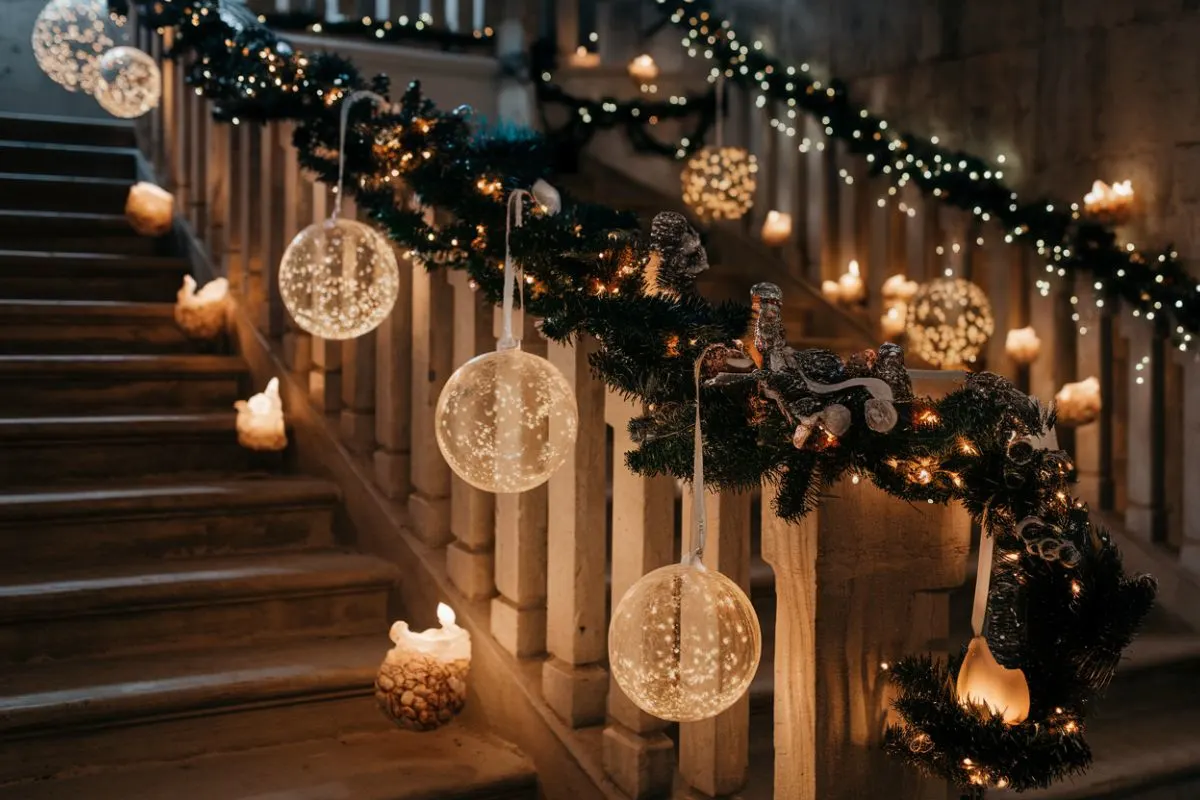 Reimagine Your Staircase with 14 Christmas Decorations Straight Out of a Holiday Story