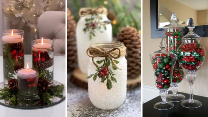 Reuse Thrifted Glassware to Create 5 Gorgeous DIY Christmas Decorations