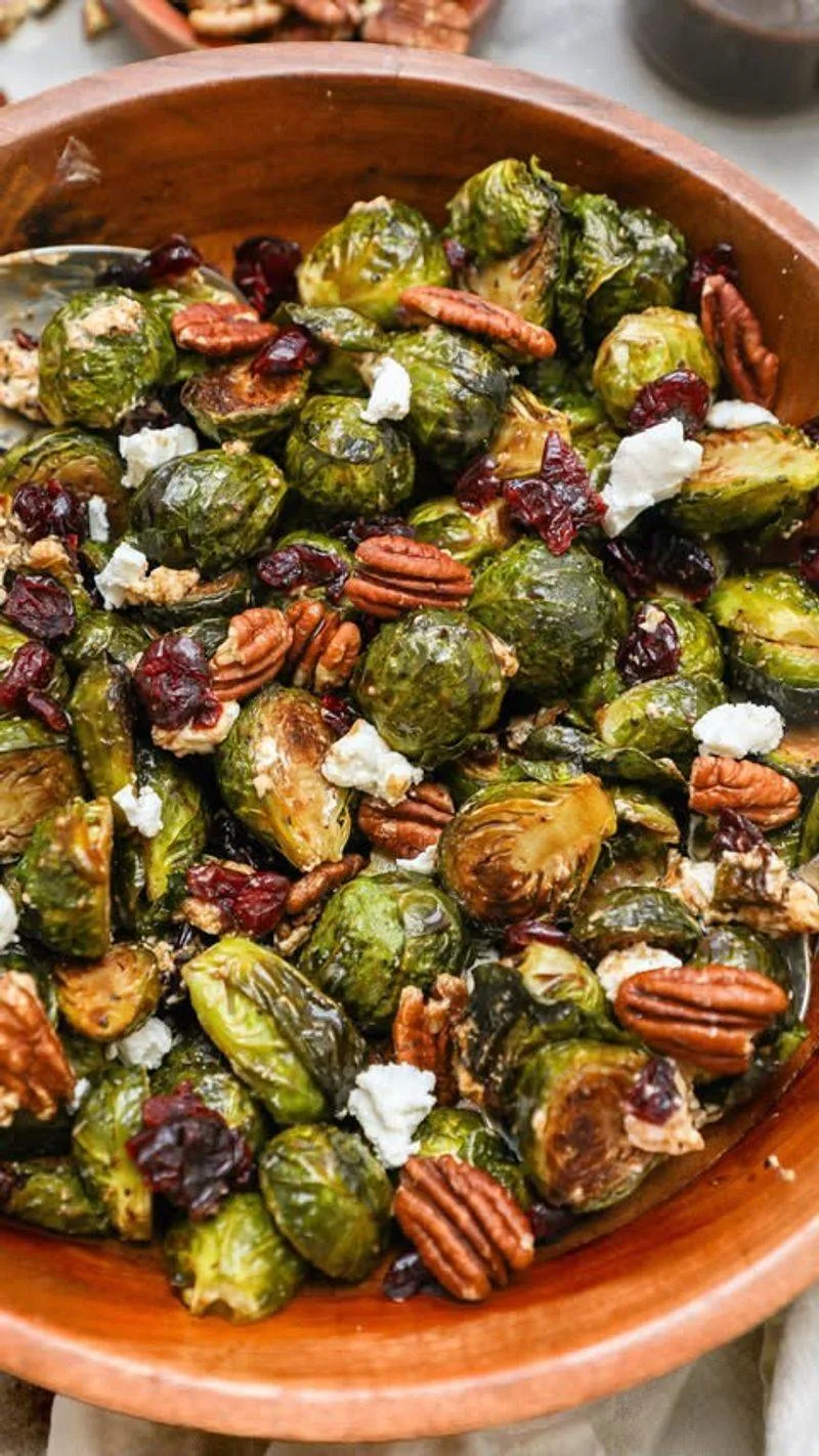 Roasted Brussels Sprouts with Balsamic Glaze