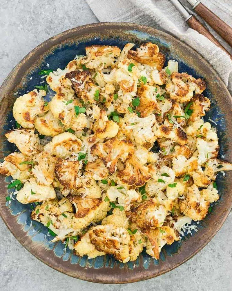 Roasted Garlic Cauliflower