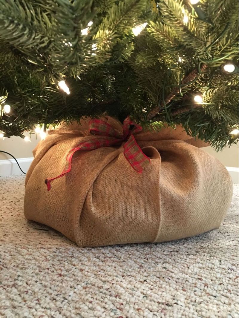 Rustic Burlap Skirt