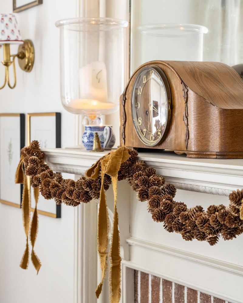 Rustic Pinecone Garland