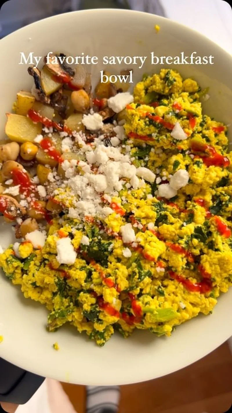 Savory Tofu Scramble Bowl