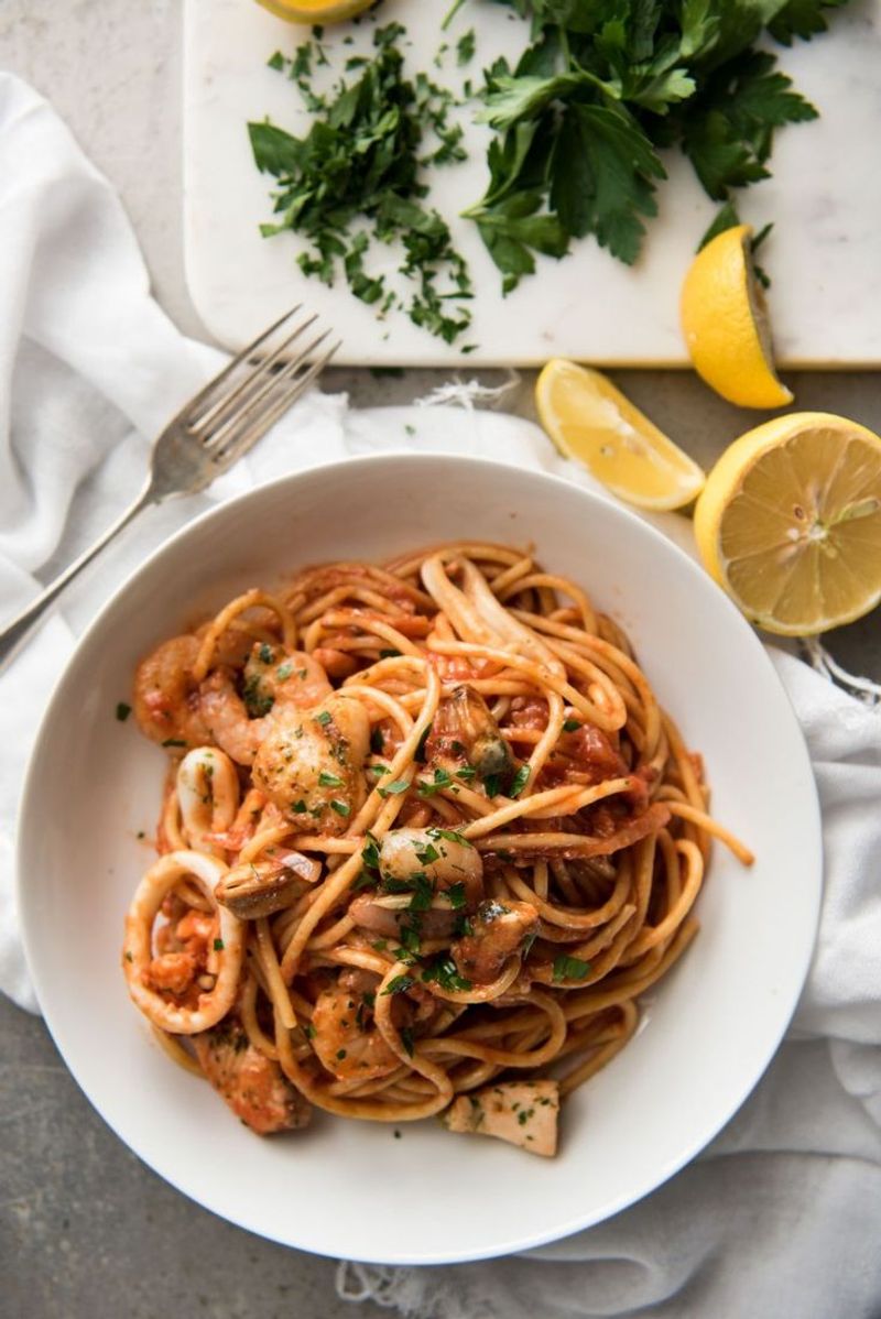 Seafood Pasta Marinara