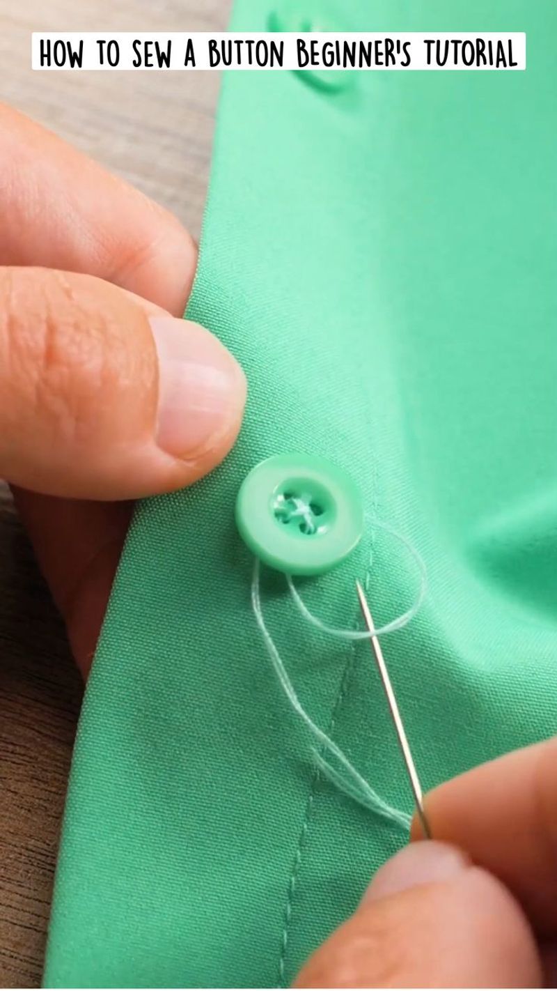 Sewing a Button