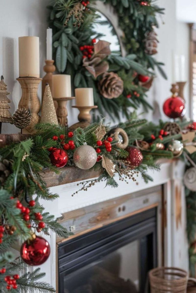 Skipping Mantel Decor